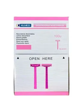 Gilletes 2 lâminas X 100 unidades