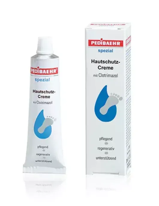 Creme protetor da pele com clotrimazol