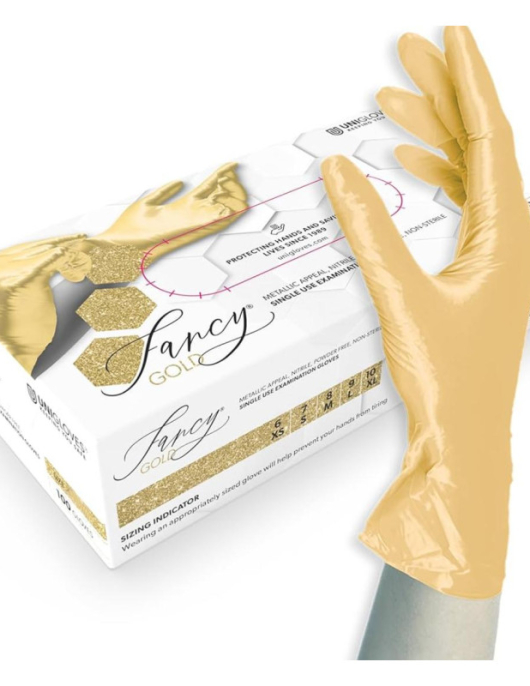 Luva nitrilo - FANCY® GOLD